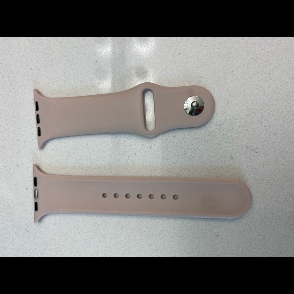 Pink Apple Watch band!